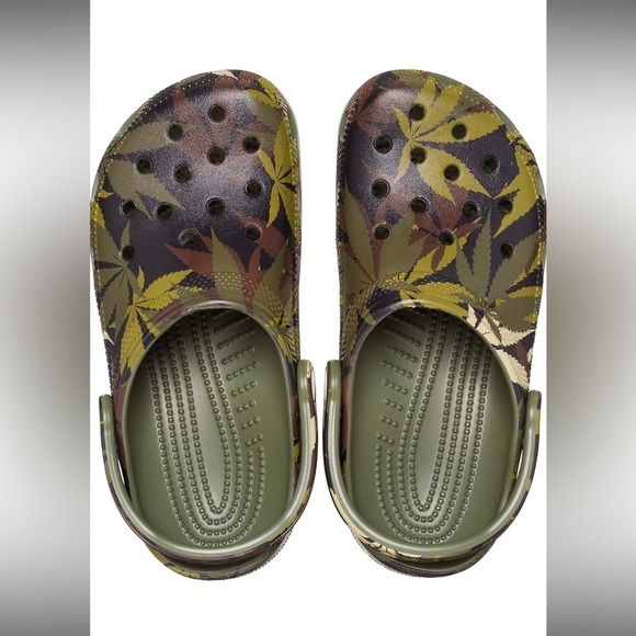 Crocs Unisex Adult Hemp Clog Camouflage Slip On - Picture 4 of 16